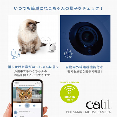 Catit Pixi スマート マウスカメラ - GEX ジェックス オンラインショップ